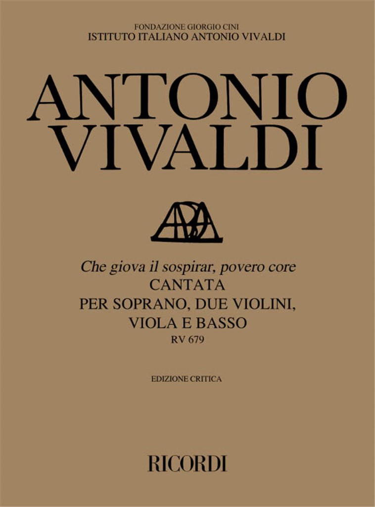 Che Giova Il Sospirar, Povero Core Rv 679